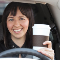 Driving With Coffee