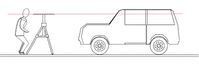 Collision prevention system AWS650 Installation step 5